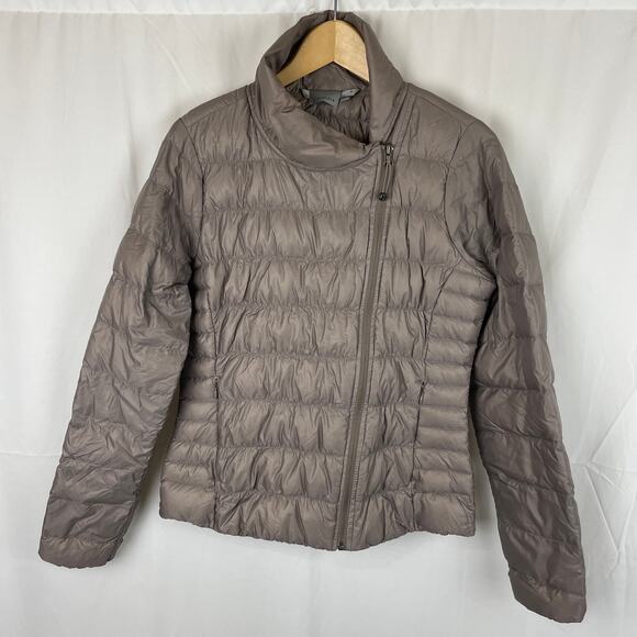 Athleta Women's Downalicious Asymmetric Zip Down Puffer Jacket 929527 Size M - Picture 1 of 10